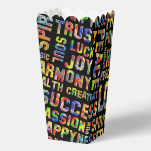 Caja Para Regalos Afirmaciones de Vida - palabras positivas 4a