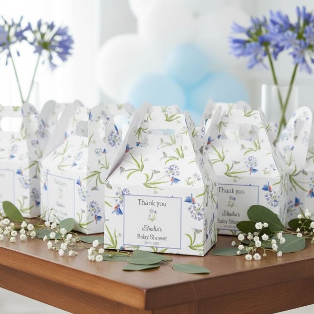 Caja Para Regalos African Lily with Bluebird Mother and Baby (Subido por el creador)