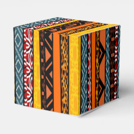 Caja Para Regalos African Patern Mix
