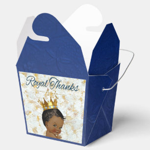 Caja Para Regalos Africano real Prince Elegant Blue Gold real
