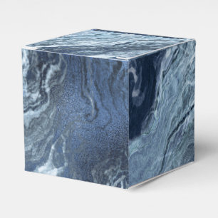 Caja Para Regalos Agante azul cristalizado Duste Slate Marbble Sto