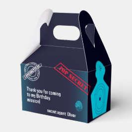Caja Para Regalos Agente secreto Detective espía Fiesta misterioso