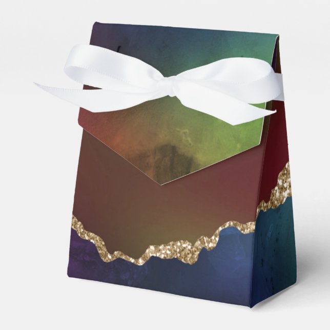 Caja Para Regalos Agitación oscura intensa | Moody Rainbow Jewel Ton (Front Side)