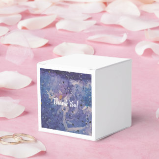 Caja Para Regalos Agradecimiento abstracto de acuarela de galaxia có