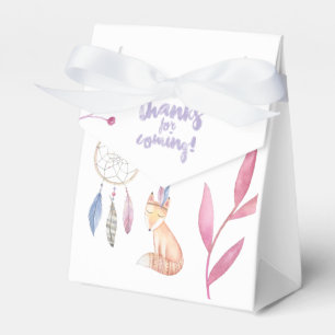 Caja Para Regalos Agradecimiento de Baby Shower Cute Watercolor Boho