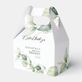 Caja Para Regalos Agradecimiento Dulce de Follaje de Eucalipto para 