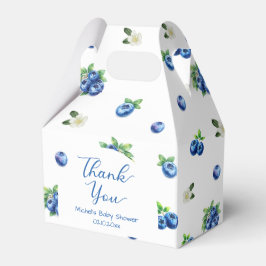 Caja Para Regalos Agradecimiento para Baby Shower de Arándanos