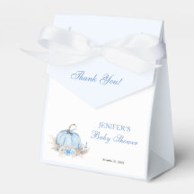 Agradecimiento para Baby Shower de Calabaza Azul