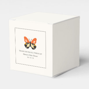 Caja Para Regalos Agradecimiento para Baby Shower de Mariposa Minima
