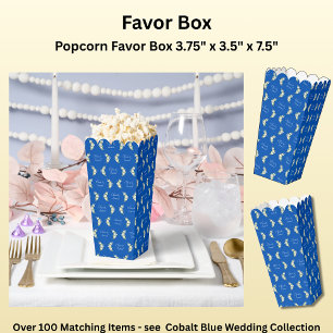 Caja Para Regalos Agrega tus nombres Rosas Cobalt Blue y Blancas