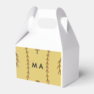 Caja Para Regalos Agregar monograma simple nombre letra hombre minim