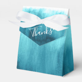 Caja Para Regalos Agua acua boda de lavado verde azulado gracias