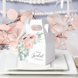 Caja Para Regalos Agua rosa suave color Floral Ducha de novia