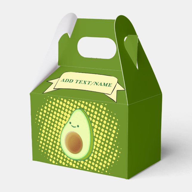 Caja Para Regalos Aguacate Personalizado Cuidadoso Sobre Vórtex Amar (Front Side)