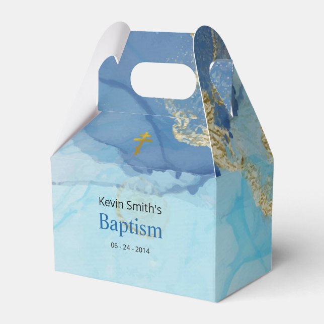 Caja Para Regalos Aguas vivientes Bautismo Cristiano Ortodoxo (Front Side)