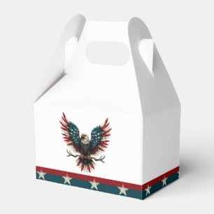 Caja Para Regalos Águila calva norteamericana/estadounidense patriót