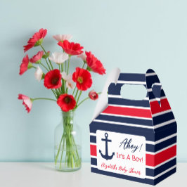 Caja Para Regalos ¡Ahoy es un chico! Baby Shower naumático