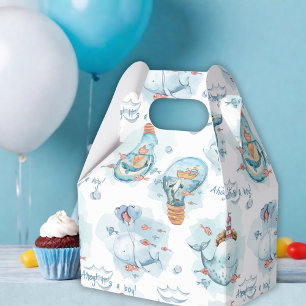 Caja Para Regalos Ahoy es un invitado de Baby Shower de Whale Boy