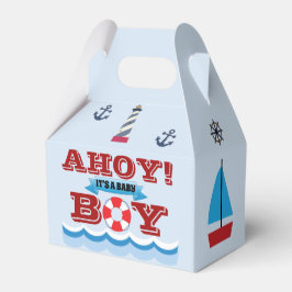 Caja Para Regalos ¡Ahóy! Es un niño 10 cm x 6,4 cm x 12,7 cm