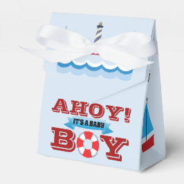 Caja Para Regalos Ahóy es un niño, 3"w x 1.5"l x 3.25"h