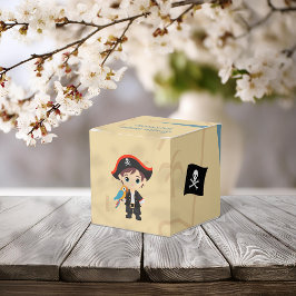 Caja Para Regalos ¡Ahoy! Fiesta de cumpleaños de Pirate Boy