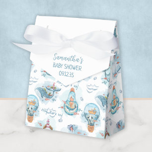 Caja Para Regalos Ahoy: Personalizan la Baby Shower de una ballena j