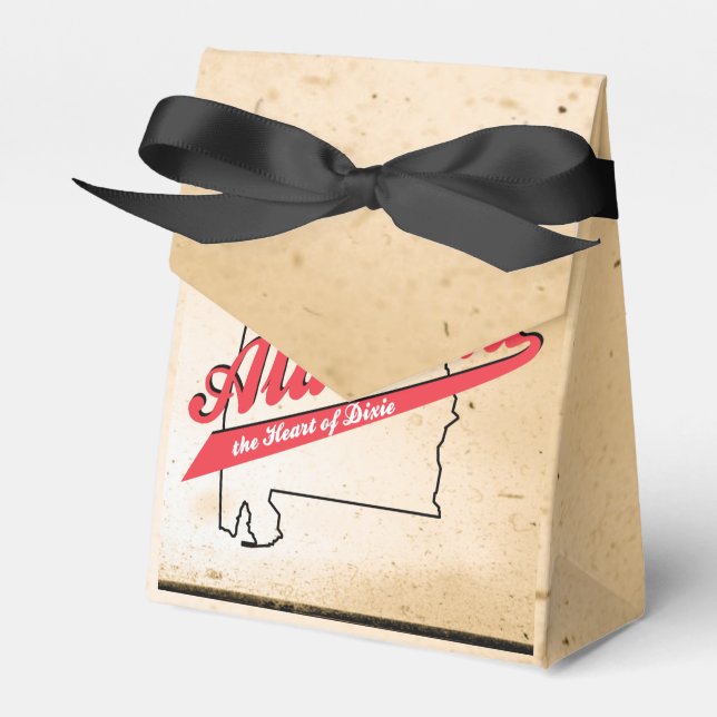 Caja Para Regalos Alabama Corazón de Dixie (Front Side)