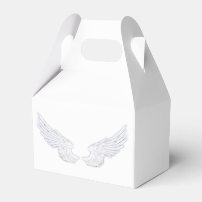 Caja Para Regalos Alas del Ángel Blanco caído (Front Side)