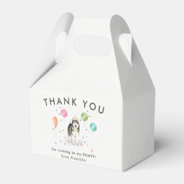 Caja Para Regalos Alaskan Malamute Cuppy Dog Cumpleaños Gracias