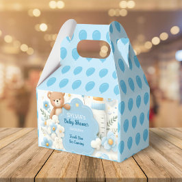 Caja Para Regalos Alegría de Blue Bundle: Ducha de niño bebé con osi
