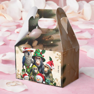 Caja Para Regalos "Alegría por vacaciones en la jungla"