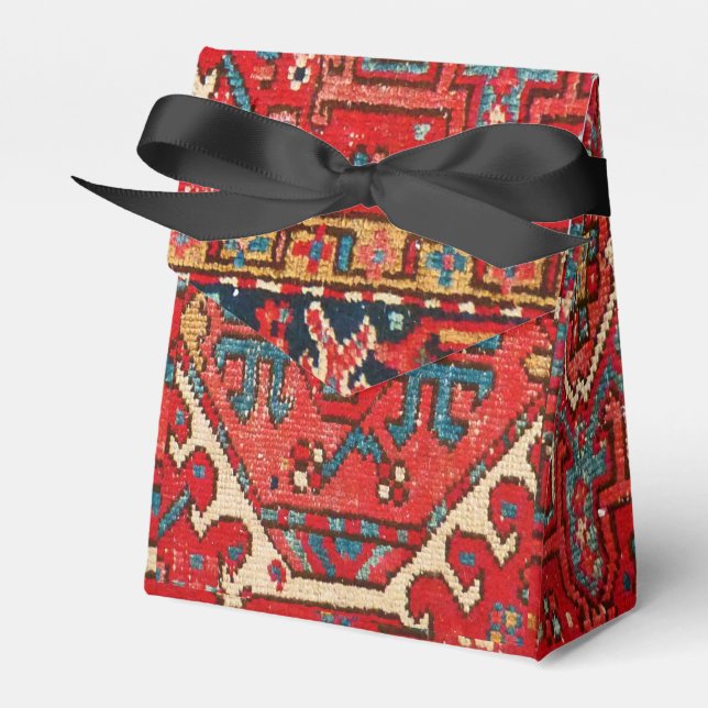 Caja Para Regalos Alfombra oriental persa roja clásica turca (Front Side)