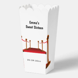 Caja Para Regalos Alfombra Roja moderna de Hollywood 16 cumpleaños