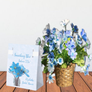Caja Para Regalos Algo Azul Antes de Hacer Duchas de Novia