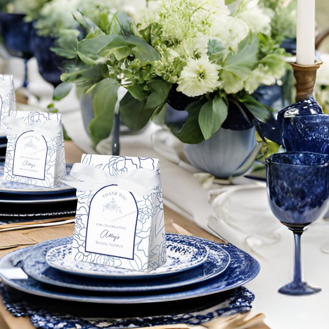 Caja Para Regalos Algo Azul Antes de Hacer Floral Bridal Shower (Subido por el creador)