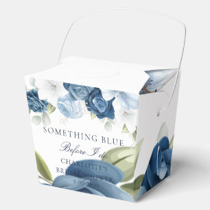 Caja Para Regalos Algo Azul Antes de Hacer Ramo Floral para la Ducha