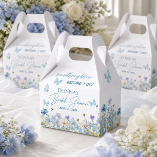 Caja Para Regalos Algo Azul antes de 'Sí, acepto' Ducha de Novia Flo