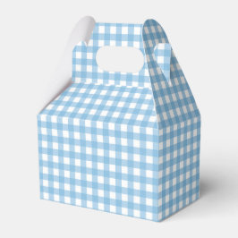 Caja Para Regalos Algun conejo es uno azul Gingham Cumpleaños