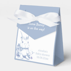 Caja Para Regalos Alguno conejo está viniendo Baby Shower