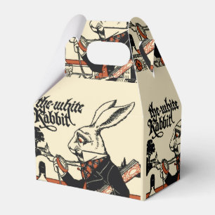 Caja Para Regalos Alice Conejo Blanco Clásico País de las Maravillas