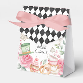 Caja Para Regalos Alice Onederland Mad Tea Fiesta Chica Primer cumpl