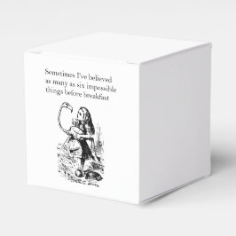 Caja Para Regalos Alice, seis cosas imposibles