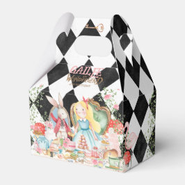 Caja Para Regalos Alicia aventuras en Woderland Birthday Tea Fiesta