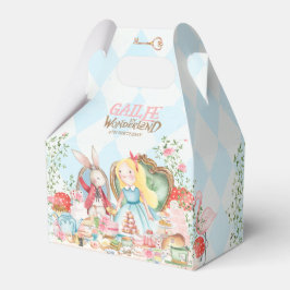 Caja Para Regalos Alicia aventuras en Woderland Birthday Tea Fiesta