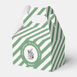 Caja Para Regalos Alicia en el cumpleaños del Herald Rabbit White de