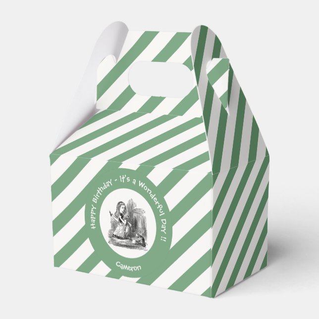 Caja Para Regalos Alicia en el Fiesta del país de las maravillas - A (Reverso)