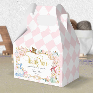 Caja Para Regalos Alicia en el país de las maravillas, fiesta de té