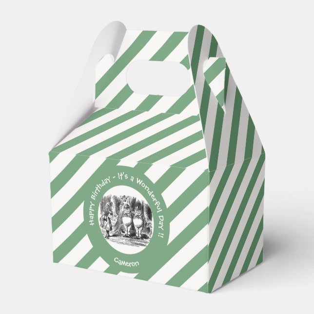 Caja Para Regalos Alicia en el país de las maravillas Tweedledum y F (Reverso)