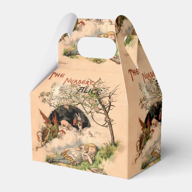 Caja Para Regalos Alicia en los Ilustraciones clásicos de Wonderland (Front Side)