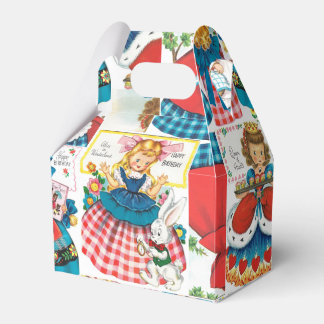 Caja Para Regalos Alicia Vintage / Caperucita Roja / Cables de oro